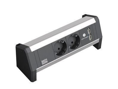 Bachmann DESK 1 2x Steckdose USB-A Charger (902.0192)