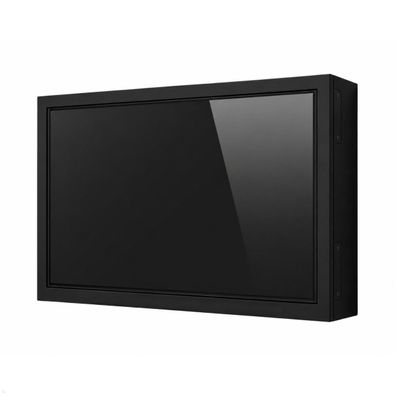 MonLines MBGM65 Brandschutzgehäuse mit 65" Monitor, schwarz