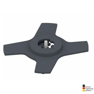 Novus Zubehör POS Standfuß in X-Form (795 + 1705 + 001), schwarz
