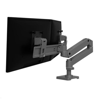 Ergotron LX Pro Monitor Tischhalterung für zwei Monitore bis 27 Zoll (45-684-293