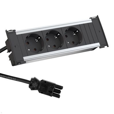 Bachmann KAPSA S Einbausteckdose 3x Steckdose GST18 (927.050)