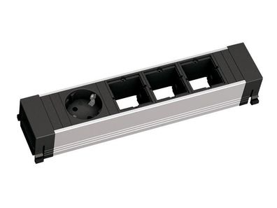 Bachmann Conference / TOP FRAME 4-fach 1x Steckdose, 3x CM (909.002)