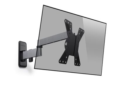 Erard EXO 200TW3 schwenkbare TV Wandhalterung 19-43 Zoll, Aluminium