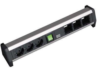 Bachmann DESK 1 3x Custom Modul 3x Steckdose 1x Schalter (902.019)