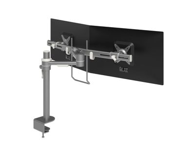 Dataflex Viewmate Monitor Tischhalterung für 2 Monitore (52.602), silber