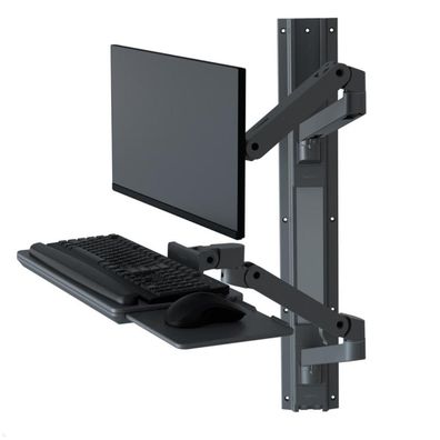 Ergotron LX Pro System Wandarbeitsplatz (45-696-293) bis 34 Zoll, grau