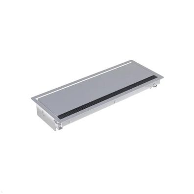 Bachmann CONI Einbaurahmen 4-fach Edelstahl geschliffen (338.0089)