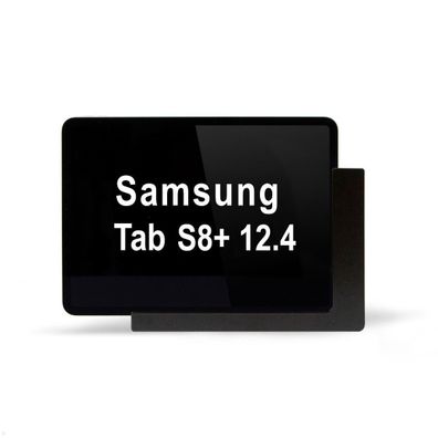 TabLines TWP021B Tablet Wandhalterung für Samsung Tab S8+ 12.4, schwarz