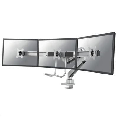 Neomounts NM-D775DX3SILVER Monitorhalterung für 3 Monitore bis 27Zoll, silber