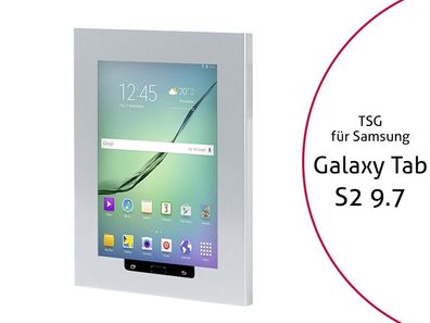 TabLines TSG025S Tablet Schutzgehäuse für Samsung Tab S2 9.7, HB, silber