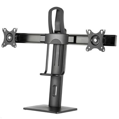 MonLines MTH013 Monitorständer für zwei Monitore bis 27Zoll, höhenverstellbar