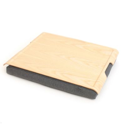 Bosign Laptop Knietablett Laptray Large Rutschfest, Eschenholz