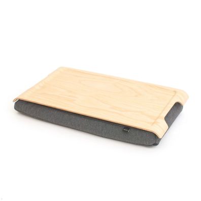 Bosign Laptop Knietablett Mini Laptray Rutschfest, Eschenholz