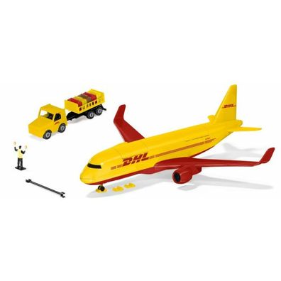Dhl Frachtflugzeug Mit Zubehör (Blau/Weiß)