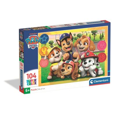 Puzzle 104 Super Color PAW PATROL Clementoni 25013