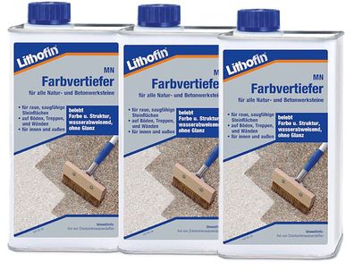 Lithofin MN Farbvertiefer 3 x 1 Liter