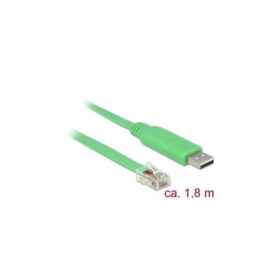 Delock DELOCK USB-Adapter USB/A -> RS232 RJ45 St/St