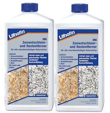 Lithofin MN Zementschleier- und Rostentferner 2x1 Liter