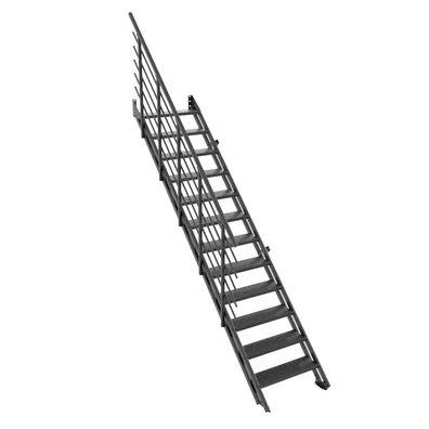 Minka Ausentreppe Flex Zink 299,2cm max. Geschosshoehe 12 Stufen