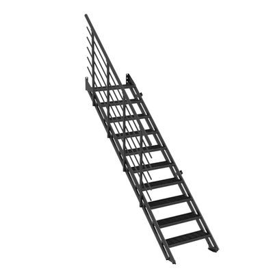 Minka Ausentreppe Flex Grid Zink 253,2cm max. Geschosshoehe 10 Stufen