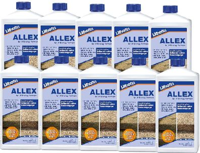 Lithofin ALLEX Günbelagentferner - 10 x 1 Liter