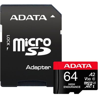 High Endurance 64 GB (UHS-I U3, Class 10, V30, A2)
