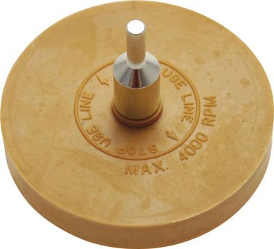 Folienradierer 90 mm für Bohrmaschine, Klebereste entfernen
