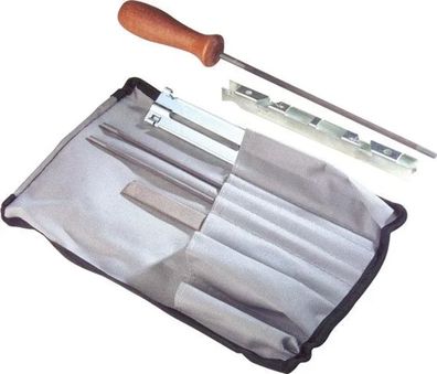 7-teiliges Feilenset Kettensäge Schärfen mit Rolltasche 4-5,5 mm