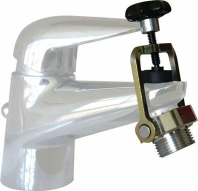 Klemmbarer Wasserhahn Adapter Aqualigator 42 mm 3/4" Gewinde