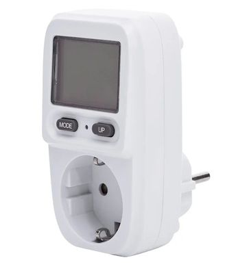 Digitaler Energiekostenmesser mit großem Display 8x12x7,5cm