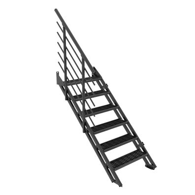 Minka Ausentreppe Flex Grid Zink 161,2cm max. Geschosshoehe 6 Stufen