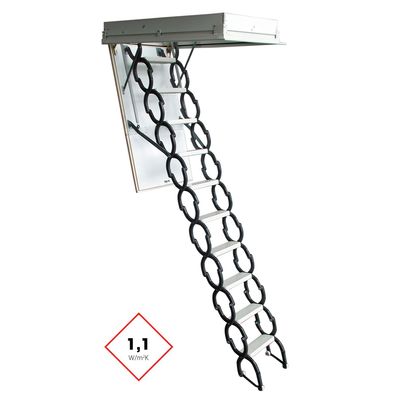 Minka Bodentreppe Euro Star mit U-Wert 1,1 W/m2K bis 300cm Raumhoehe 90x60cm Deckeno