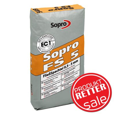 AKTION - Sopro Fließspachtel FS 5 25kg MHD: 06/2025