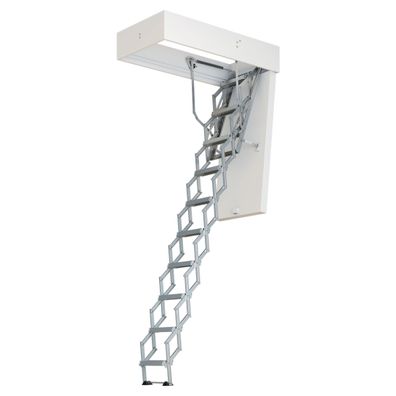Dolle Bodentreppe clickFIX® vario 110x70cm Aluminium-Scherentreppe 266–295cm Raum