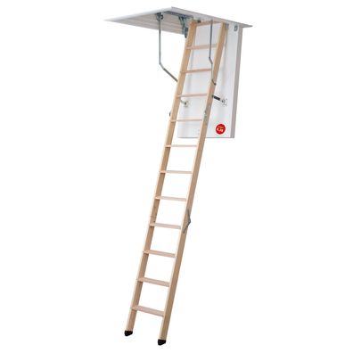 Dolle Bodentreppe clickFIX® thermo 3-teilig bis 274cm Raumhoehe mit U-Wert 0,38 Dec