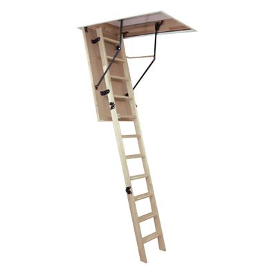 Altrex Woodytrex-Budget 3-teilige Bodentreppe einklappbar 120x70cm