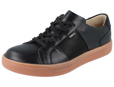 FINN Comfort Malita Damen Sneaker schwarz Glattleder