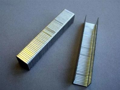 1000 Stück 6 mm Flachdraht-Tackerklammern Stärke 1,2 mm