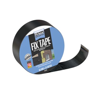 Prima Fix Tape schwarz 60mm 25m Verklebung von Außen