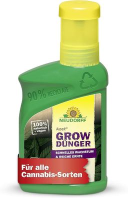 Neudorff Azet GrowDünger – 100% natürlicher Cannabisdünger für schnelles Wachstum und