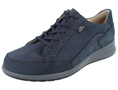 FINN Comfort Prato Damen Halbschuhe dunkelblau Nubukleder