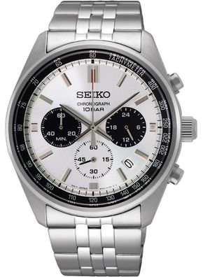 Seiko Chronograph für Herren Stahl/Silberfarben SSB425P1