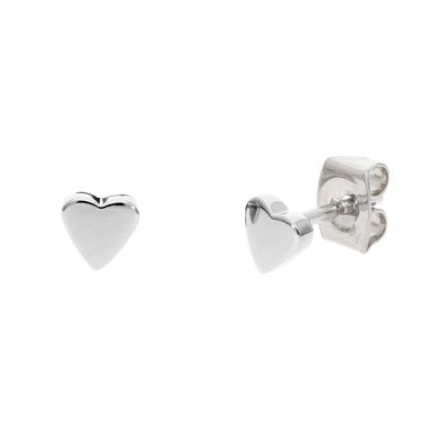 Boccia Schmuck Kinder-Ohrringe Titan Herz Ohrstecker 05092-01