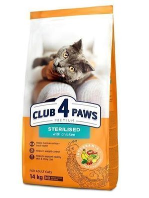 CLUB 4 PAWS KATZE 14 kg Sterilised