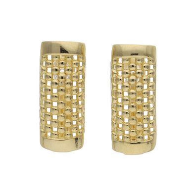 Creolen Gold 585 Damen Second Hand 25326596 getragen, wie neu