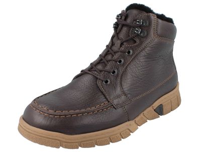 Waldläufer H Lino Herrenstiefel braun Glattleder