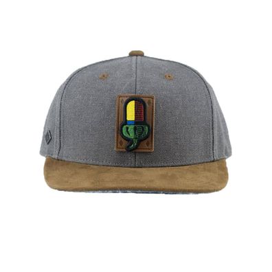 Bavarian CAPS Snapback Cap Schafkopf: Transformer dunkelgrau