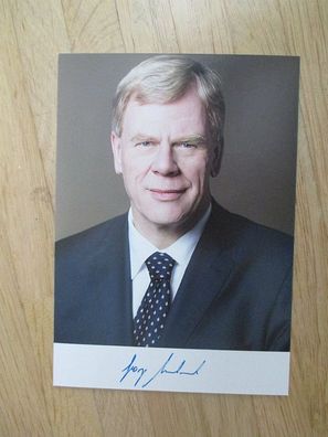 Sachsen Minister Prof. Dr. Georg Unland - handsigniertes Autogramm!!!