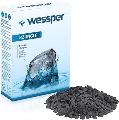 Wessper Shungit Schungit Rohstein Wasserstein Rohstück unbehandelt 500g
