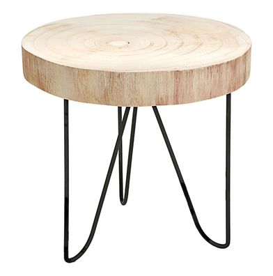 Dekotisch 29,5x29cm Beistelltisch Pflanzenhocker Holztisch Nachttisch Ablage